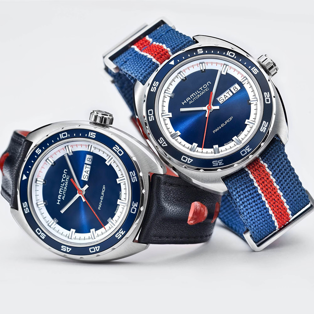 HAMILTON PAN EUROP BLUE DIAL