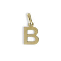 YELLOW GOLD INITIAL B PENDANT