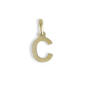 GOLD INITIAL C PENDANT