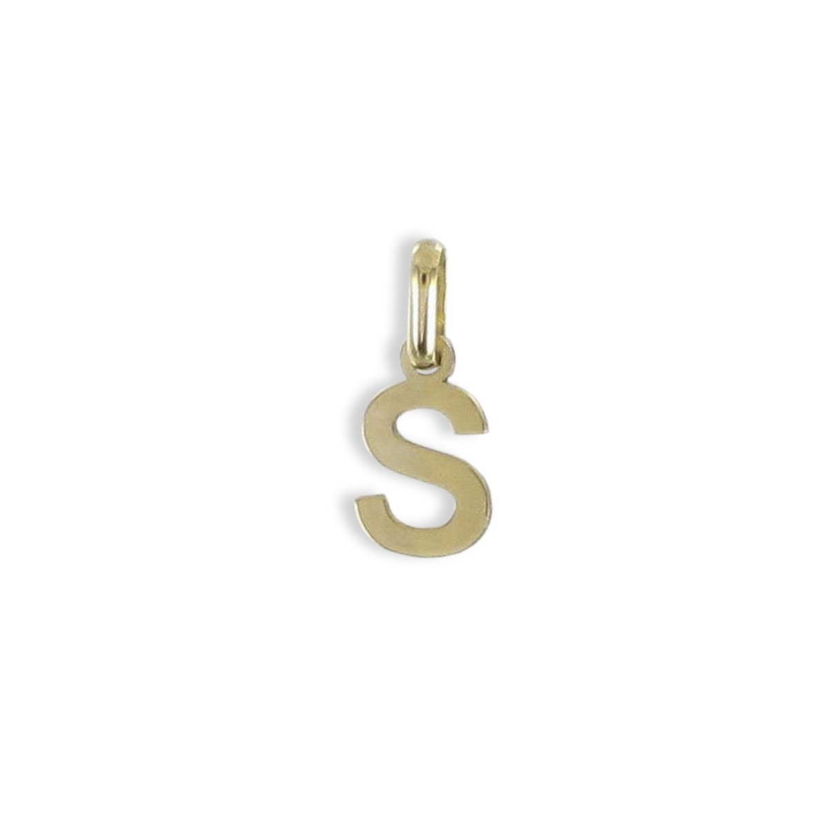 GOLD INITIAL S PENDANT