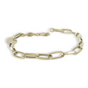 PULSERA ORO PLACA OVAL