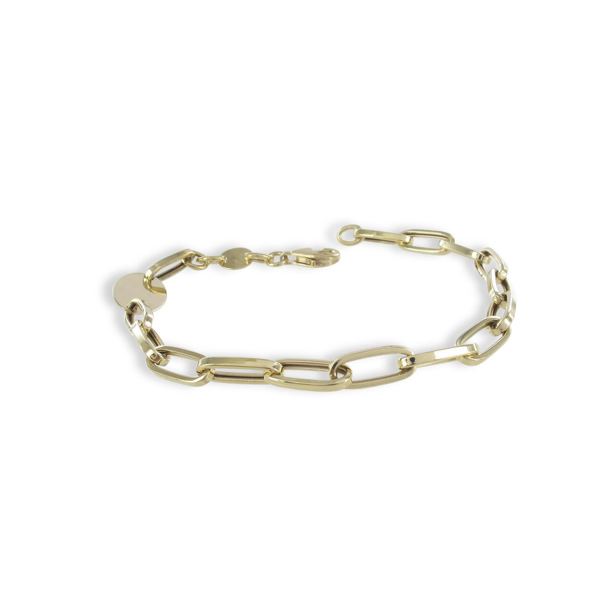PULSERA ORO PLACA OVAL