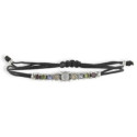 PULSERA PLATA PIEDRAS MULTICOLOR