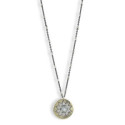 COLLAR PLATA Y ORO ESTRELLA CON PIEDRAS