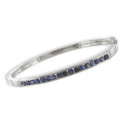 PULSERA RÍGIDA CON ZAFIROS