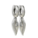 ARRACADES PENJOLL FULLA AMB DIAMANTS