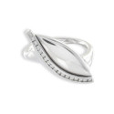 ANILLO FORMA HOJA CON DIAMANTES