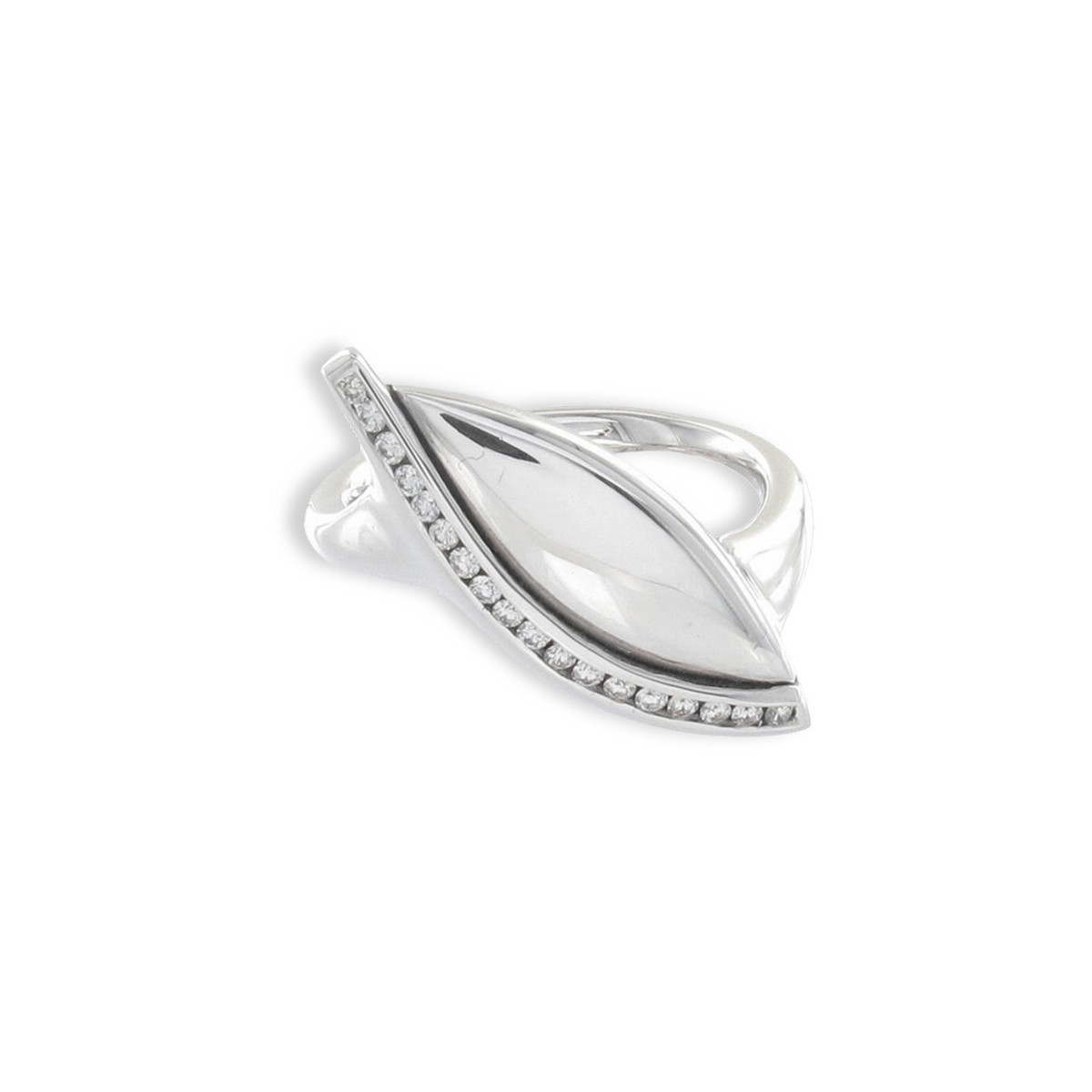 ANELL FORMA FULLA AMB DIAMANTS