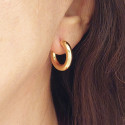 BRIGHT YELLOW GOLD EARRINGS