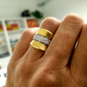 ANELL DE DISSENY AMB DIAMANTS 0,25 KTES