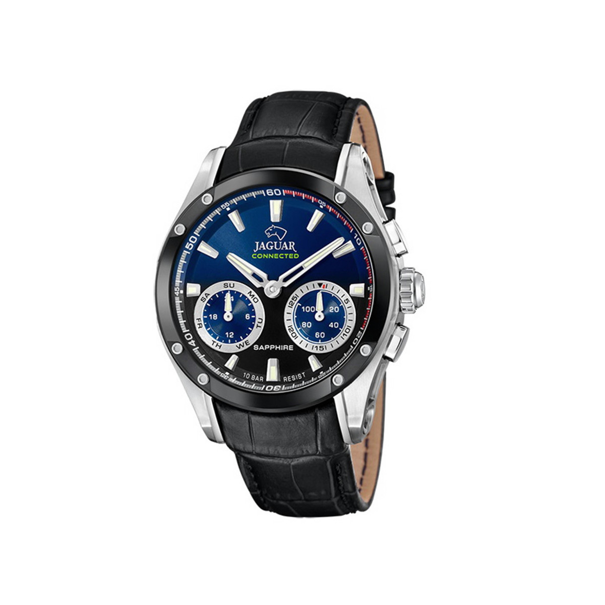 Reloj JAGUAR Caballero HÍBRIDO Acero Azul Y Negro