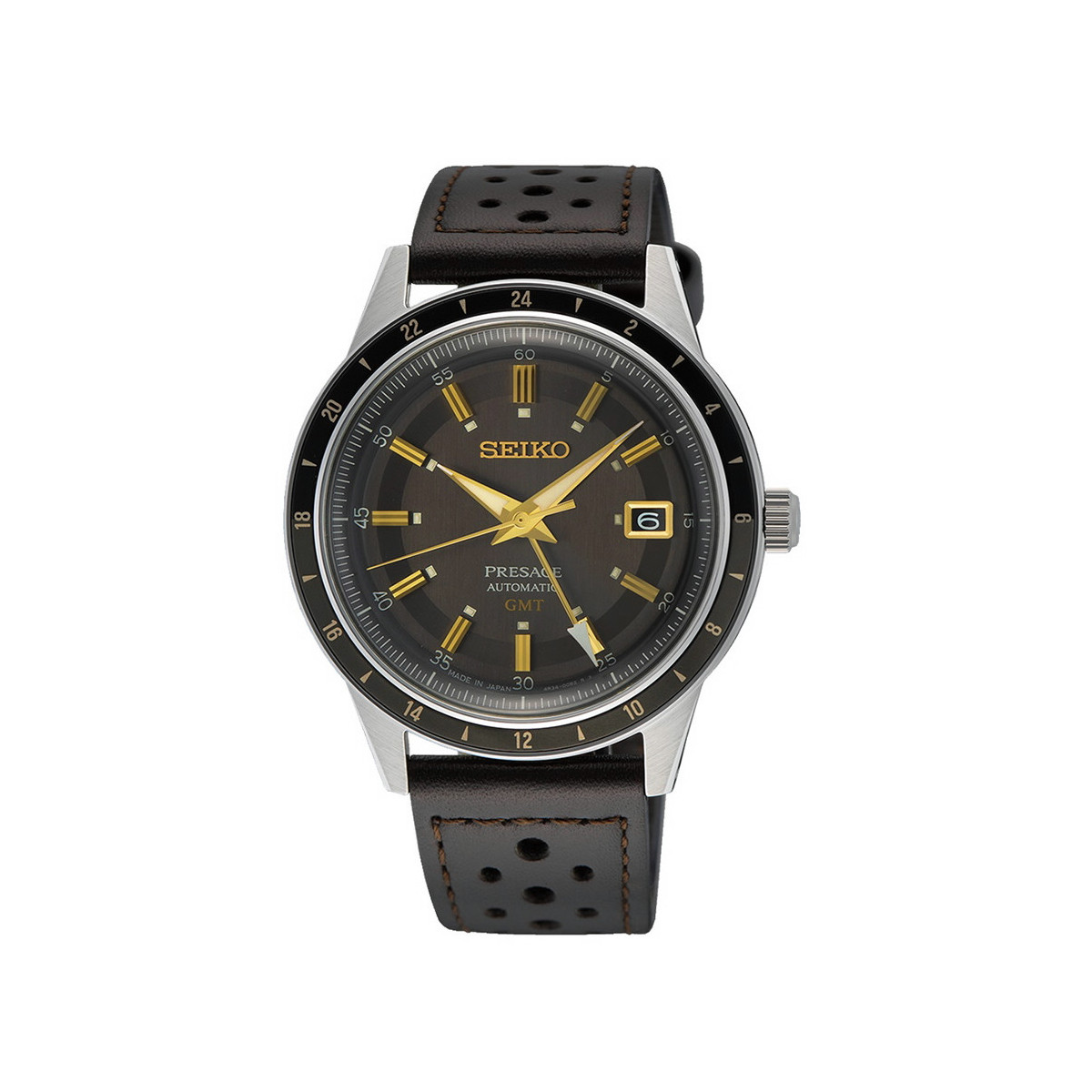 SEIKO PRESAGE GMT CORRETJA PELL