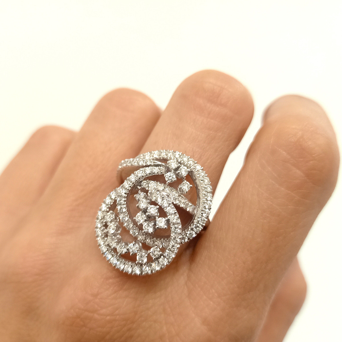 ANILLO NUDO DE DIAMANTES