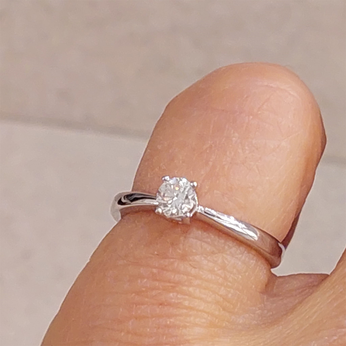 SOLITAIRE GOLD DIAMOND BRILLIANT CUT