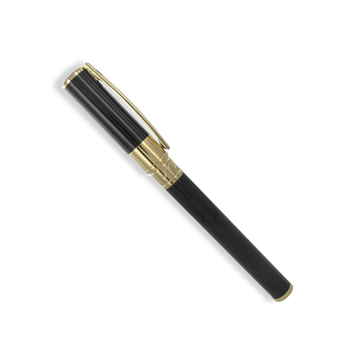 DUPONT D-INITIAL BLACK AND GOLD LACQUER ROLLER