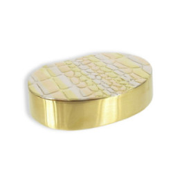 PILL BOX 3 GOLD COLORS