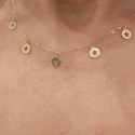 COLLAR OR 5 PENJOLLS FLOR