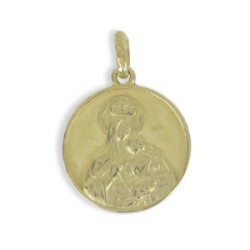 VIRGIN OF CARMEN BRILLIANT GOLD MEDAL