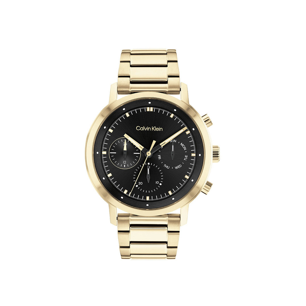 CALVIN KLEIN GOLD MULTIFUNCTION GAUGE