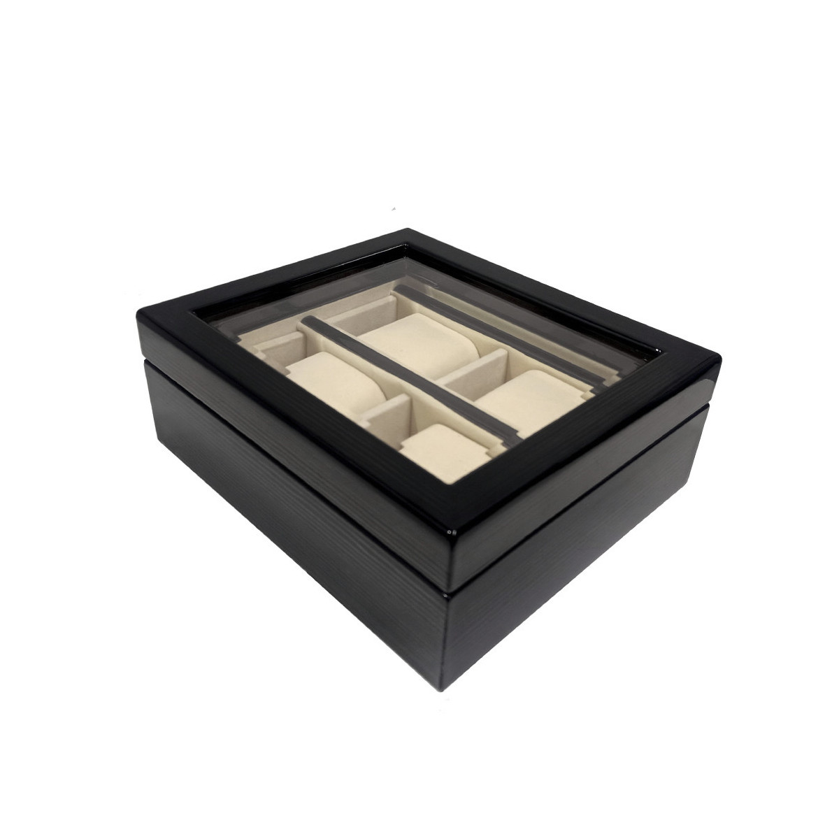 CAJA MADERA PARA 4 RELOJES