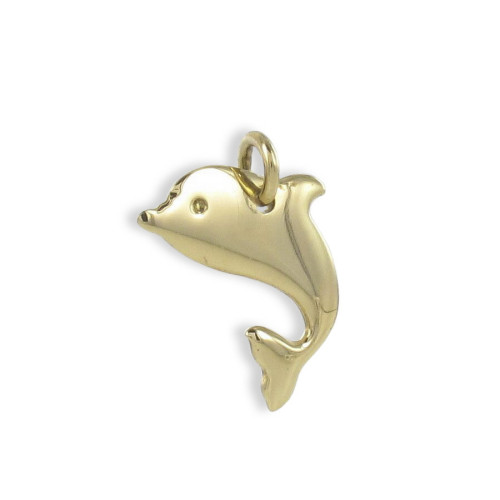 18 K GOLD DOLPHIN PENDANT