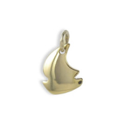 18 K GOLD SAILBOAT PENDANT