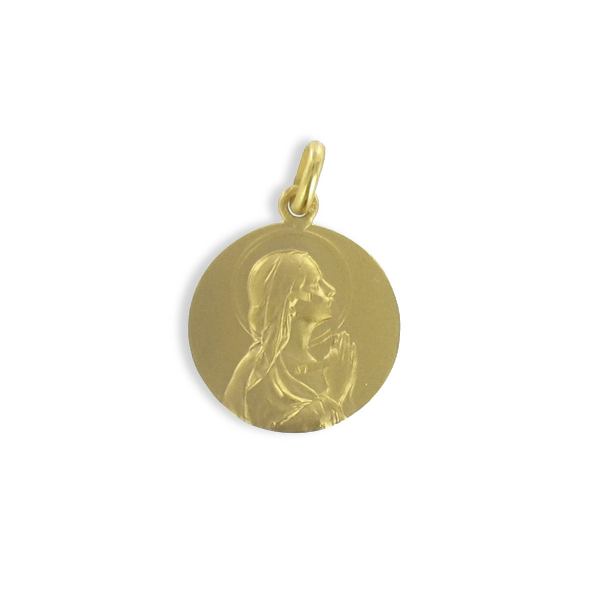 MEDALLA ORO AVE MANOS 18 MM