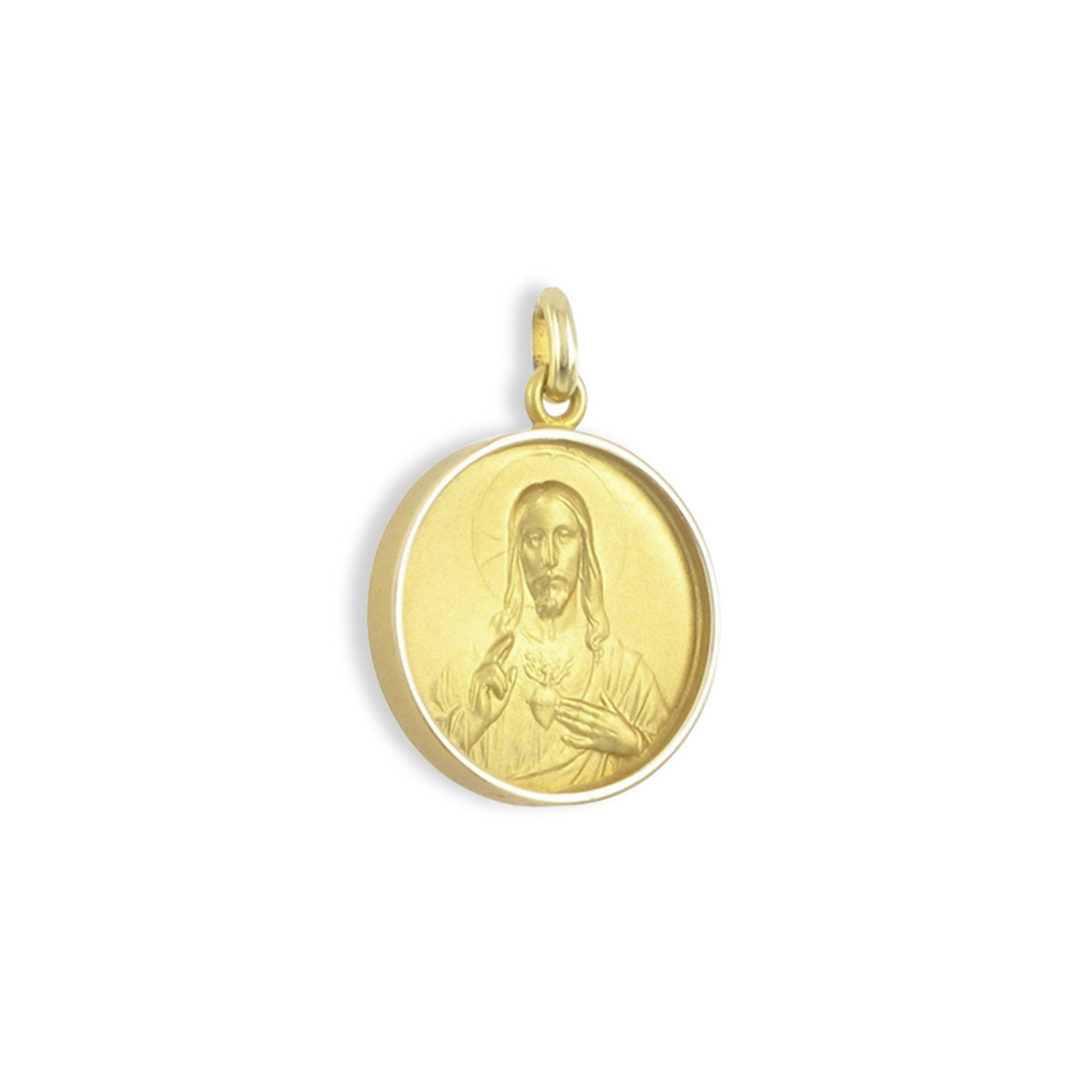 GOLD SCAPULAR WITH BEZEL 19 MM