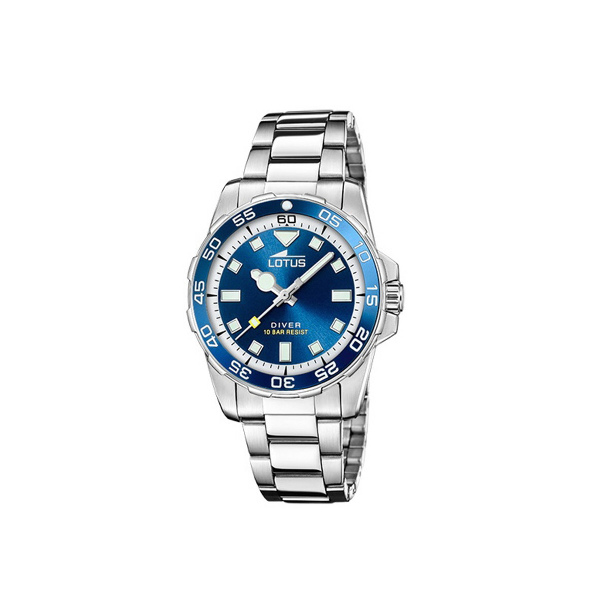 LOTUS 36 MM BLUE DIAL AND BEZEL
