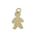 YELLOW GOLD CHILD PENDANT