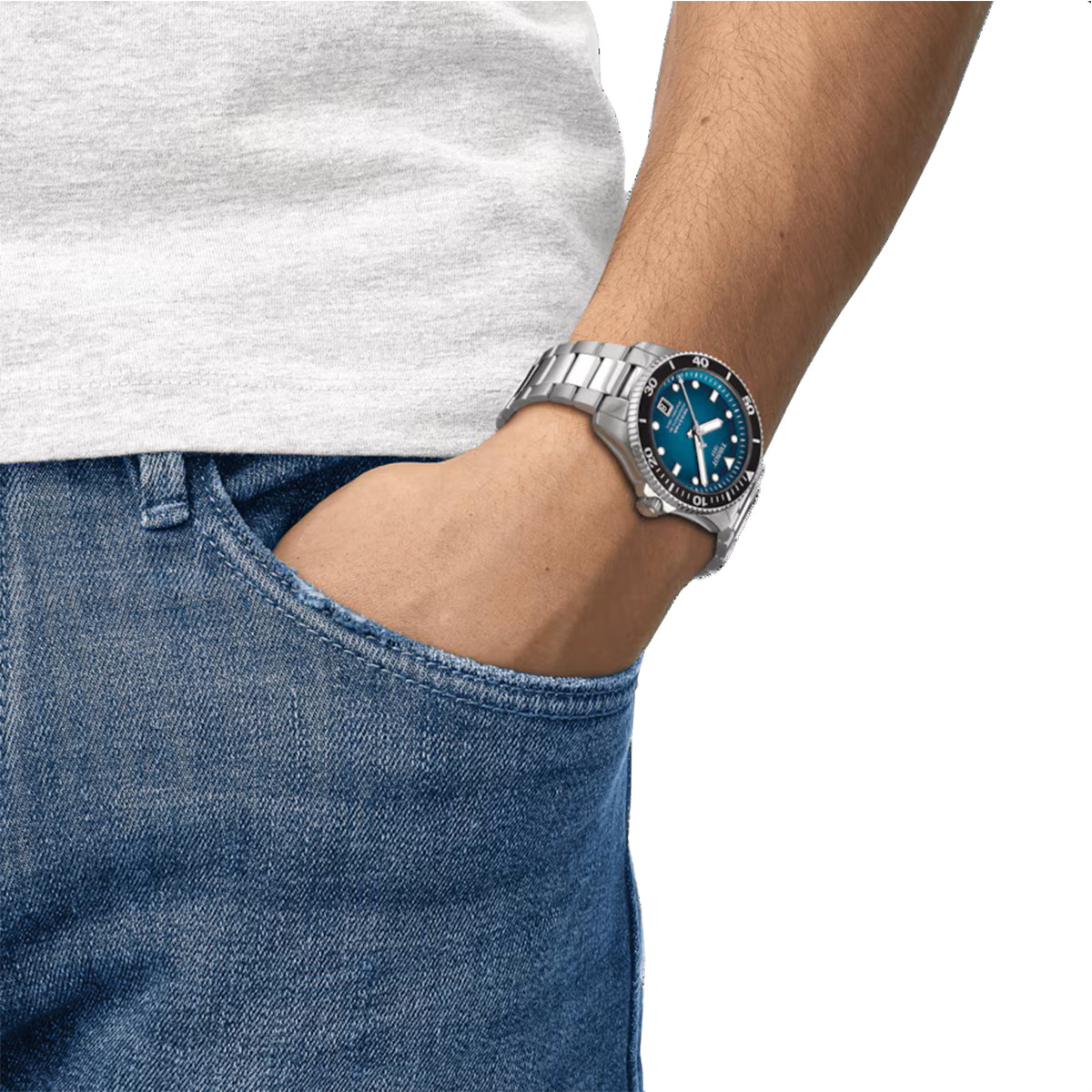 TISSOT SEASTAR 1000 POWERMATIC TURQUOISE