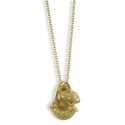 CHAIN WITH GOLD DOG PENDANT