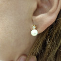 PENDIENTES TU Y YO ORO AMARILLO