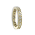 YELLOW GOLD RING 22 DIAMONDS