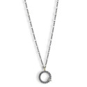 CADENA COLGANTE PLATA ESPINELAS AZULES