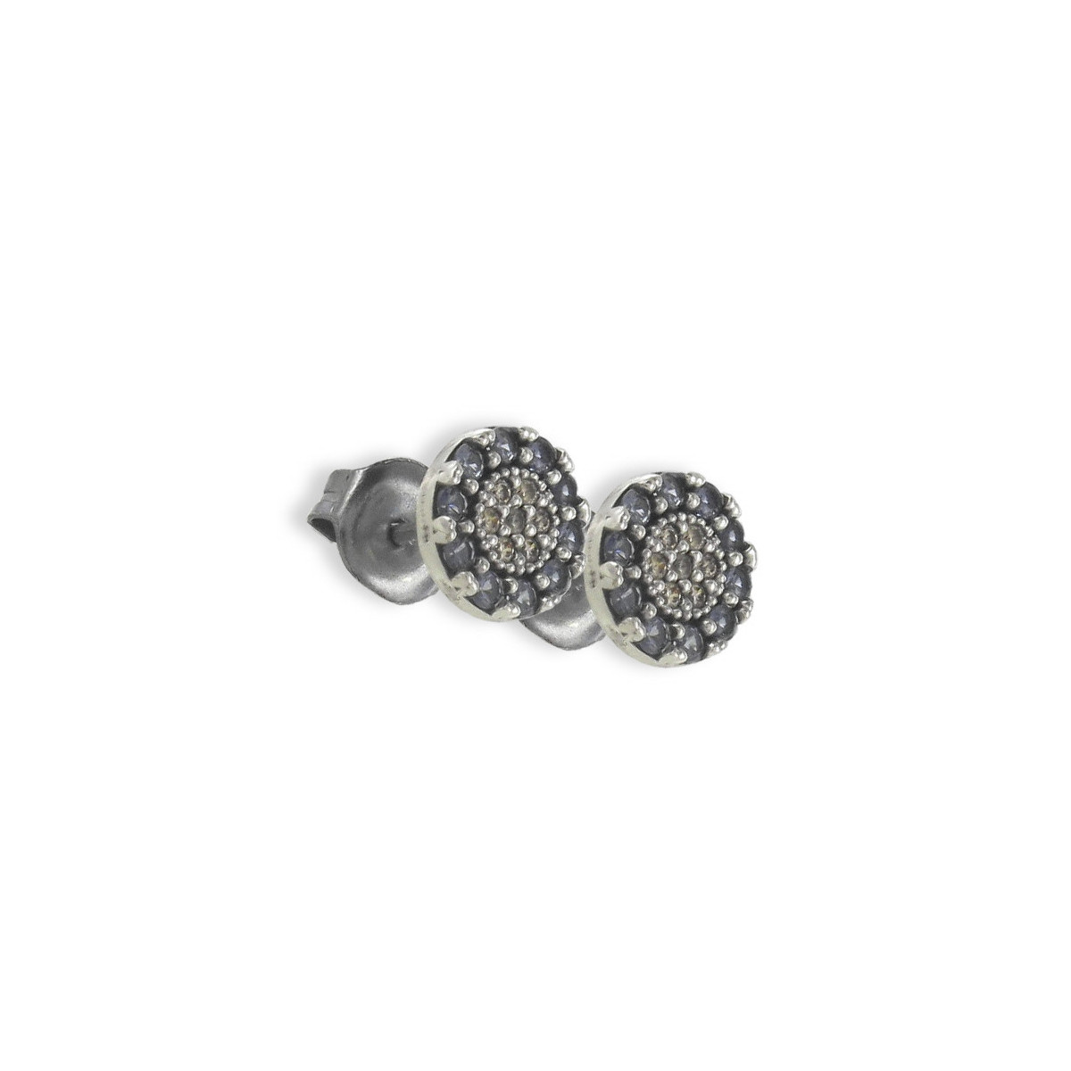 PENDIENTES PLATA 9 MM DIÁMETRO