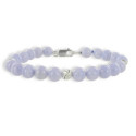 PULSERA AGATAS Y PLATA