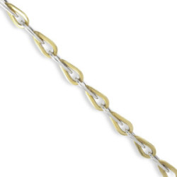 PULSERA ORO AMARILLO Y ORO BLANCO