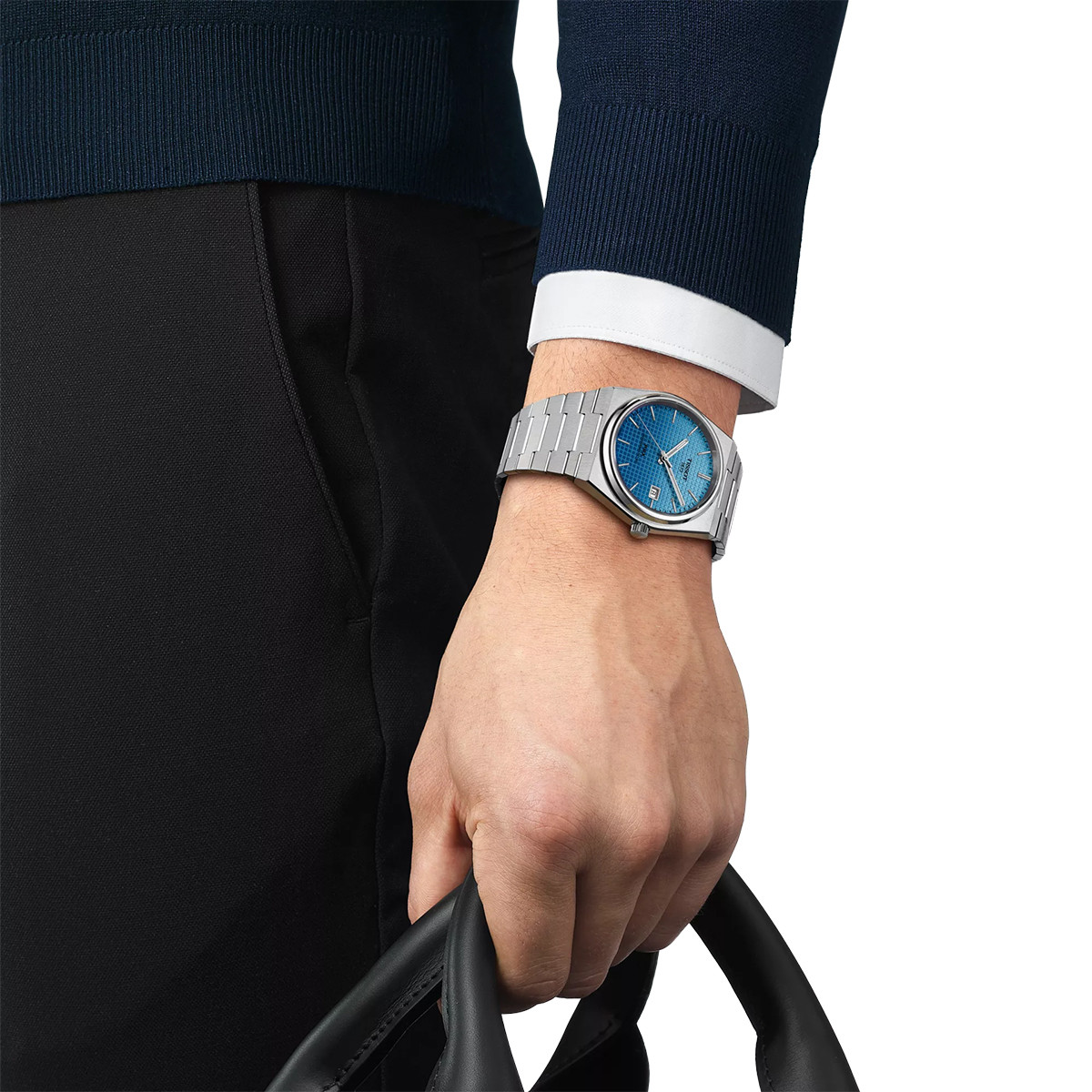 TISSOT PRX POWERMATIC 80 AZUL CLARO CAMALEÓNICO