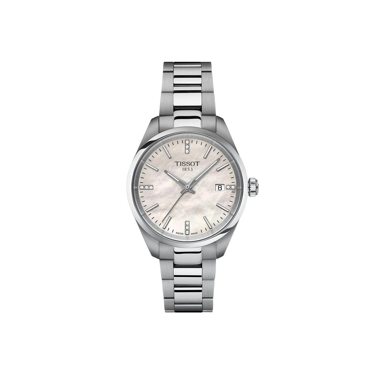TISSOT PR100 ESFERA NÁCAR DIAMANTES 34 MM