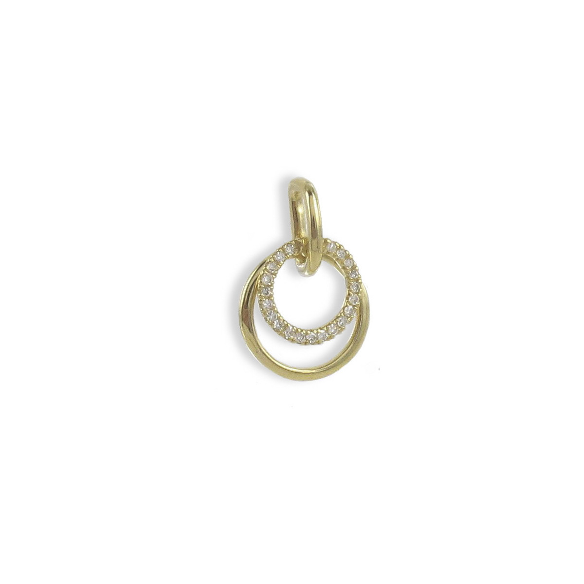 COLGANTE ORO AMARILLO 21 DIAMANTES