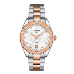 TISSOT PR100 SPORT CHIC BRILLANTES BICOLOR