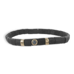 PULSERA BRONCE CON TOPACIO