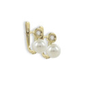 ARRACADES TU I JO OR GROC PERLES 6,5 MM