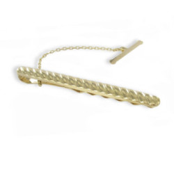 PASADOR CORBATA ORO GALLONADO