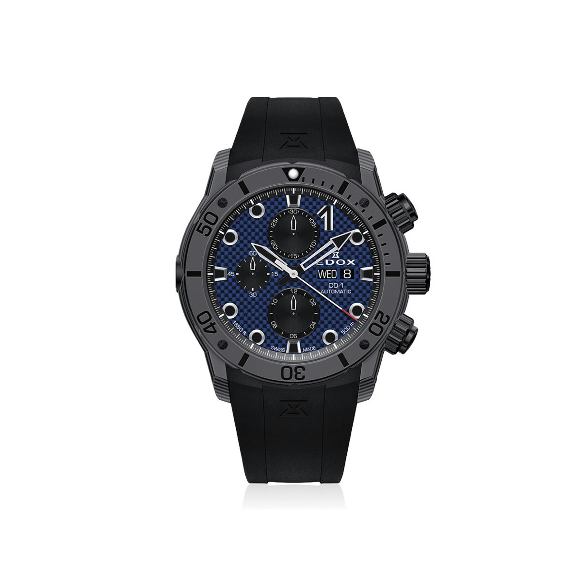 EDOX CO-1 CARBON CHRONOGRAPH