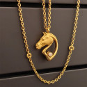 COLGANTE CABALLO COLECCIÓN ECUESTRE ORO AMARILLO