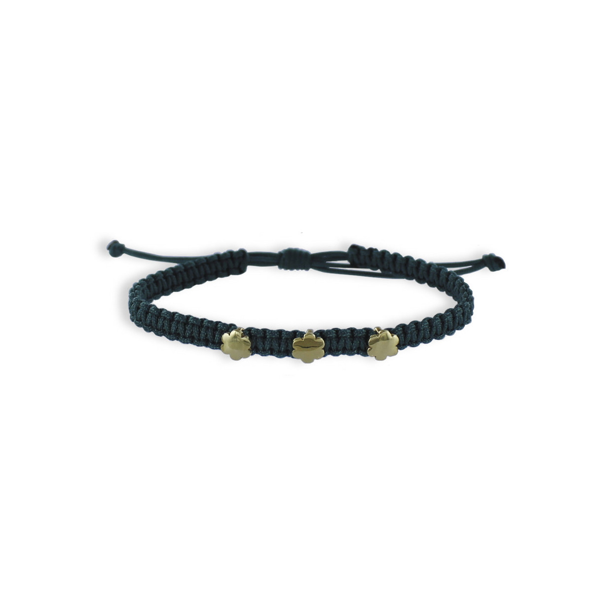 PULSERA MACRAMÉ Y ORO