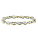 PULSERA ARGOLLAS 2 OROS MATE