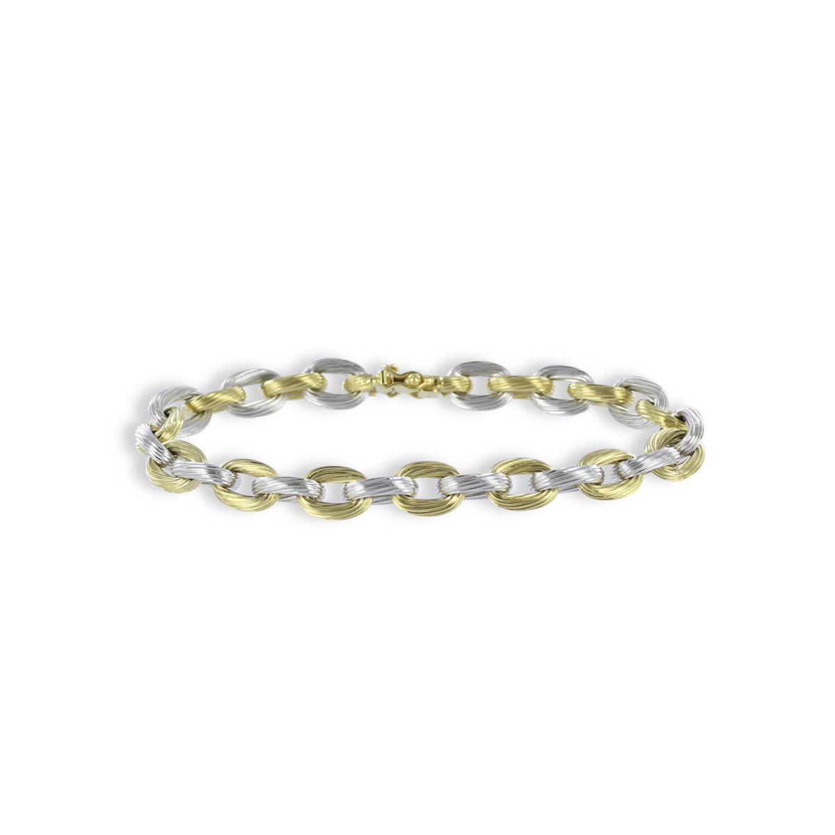 PULSERA ARGOLLAS 2 OROS MATE